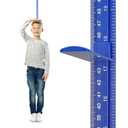 Height Measurement for Wall, Children Adult Height Measure Rod, 3D Removable Growth Chart Stick, Wall Mounted Splicing Ruler for Kids Baby Nursery 79 inch (Blue)