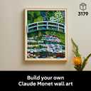 LEGO Art Claude Monet Bridge Over a Pond of Water Lilies - Building Sets for Adults, Ages 18+ - Wall Decor for Living Room or Home Office - Gift for Women & Men - 31220, One Size