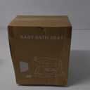 Baby Bath Seat for Babies 6 Months & Up - Bathtub Seats for Babies Sitting Up with Rinse Cup, Non-Slip, Comfortable, Infant Bath Essentials, Gray (Grey)