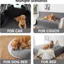 Waterproof Couch Cover for Dogs Washable, Anti-Slip Back Dog Bed Blanket Pet Chair Sofa Furniture Protector(52x82 Inches, Dark Grey)