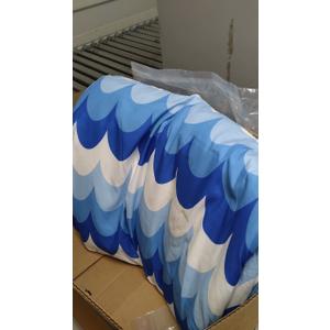 Happy Nappers: Pillow & Sleepy Sack: Large  Blue Shark  66 x 30, 2in1: Plush Animal Opens Into Sleeping Bag, Soft Play & Nap Character, Kids 3+