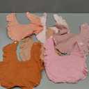 Baby Muslin Bibs,6 Pcs Drool Bandana Bibs for Baby Girl Drooling and Teething,Soft and Absorbent Cotton for Newborn