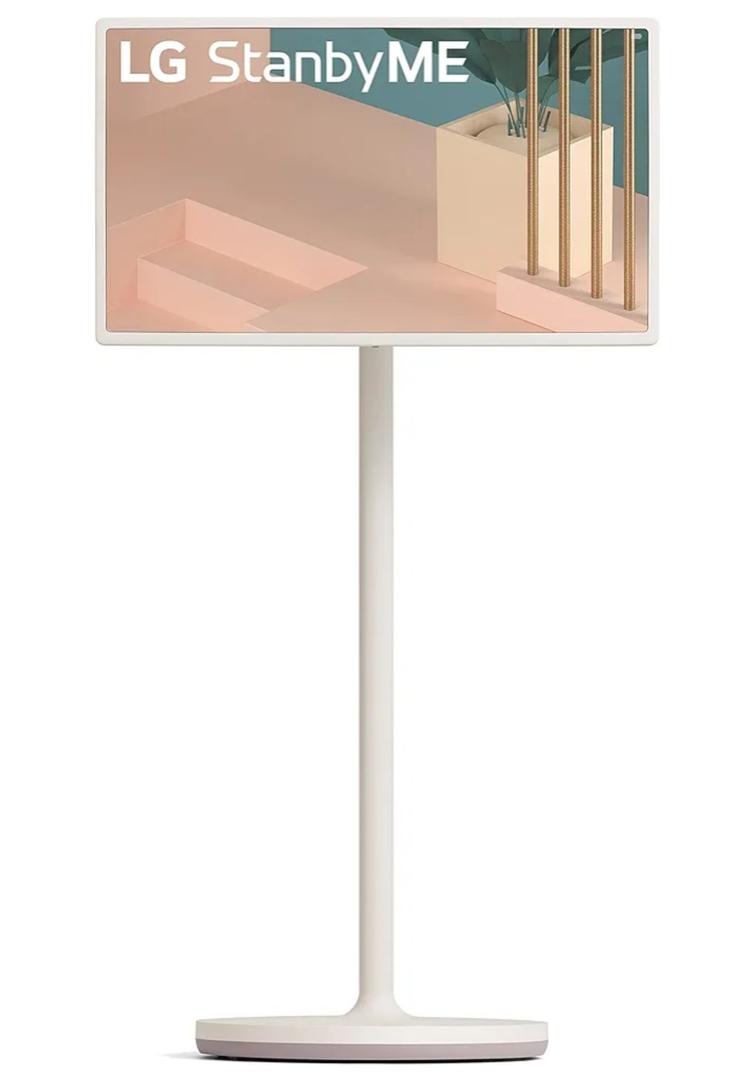 LG 27-Inch Class StanbyMe 1080p-Portable Touch-Screen-Monitor 27ART10AKPL, Built-in Battery, Full Swivel Rotation, 60Hz Refresh Rate, Calming Beige