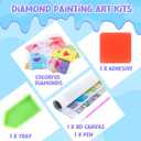 UPABLUNSO African Woman Wearing Earrings Diamond Painting Kit for Adults 5D Diamond Art for Beginners DIY Full Drill Paintings with Diamonds Art for Adults for Home Room Wall Decor 12x16inch