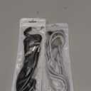 takyu Phone Lanyard, 2 Pack Adjustable Cell Phone Lanyard Crossbody Neck Strap & 2 Pack Phone Wrist Strap with 2 Pcs Tether Tabs Compatible for iPhone Android Smartphones, Black and Grey