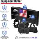 Police Gear Organizer Rack - Police Tactical Vest Hanger Holder Law Enforcement Storage Stand Safe Gift for Police Officer