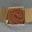 ANRODUO Pack of 2 Decorative Textured Throw Pillow Covers Soft Dark Rust Euro Square Accent Solid Chenille Cushion Cover Cozy Farmhouse Pillow Case for Couch Sofa Bed Living Room Home Decor 22x22 Inch