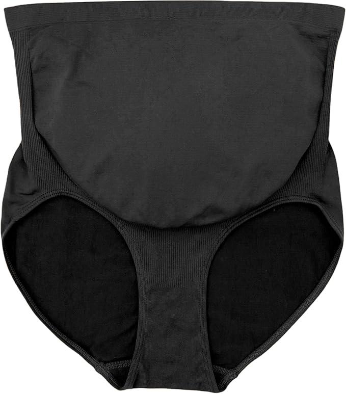 ToBeInStyle Women's High Waist Over The Bump Maternity Underwear, Size 2XL