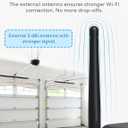 meross Smart Garage Door Opener Remote with External Antenna, Compatible with Amazon Alexa, SmartThings, Control Up to 3 Single Doors(Non HomeKit Versions with 2 Door Sensors)