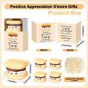 Gemscream 50 Set Funny Smores Stress Balls Employee Appreciation Gifts Bulk for Teacher Nurse Nursing Assistant Volunteer Admin Staff Coworker Team Anxiety Relief Mental Health Awareness Items