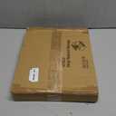 Vinyl Record Storage,Wooden Crate Vinyl Holder with Dividers for Albums & Magazine Rack Organizer for 60+ Records Case Box for 7/10/12 inch (Rustic Brown)