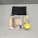 SHENOMAD 32PCS Clay Tools with Wire Sculpting Tools Pottery Modeling Ceramics Polymer Tools Set for Air Dry Clay Carving Molding Pottery Crafting Beginners