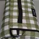 ZAZE Extra Large Picnic Outdoor Blanket, 80''x80'' Waterproof Foldable Blankets Gingham Picnic Mat for Beach, Camping Grass Lawn Park Accessories Cute Couple Gifts Ideas Wedding Registry(Green White)