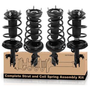MOSTPLUS Complete Strut Assembly & Shock Absorber Compatible for 2012-2017 Toyota Camry, Front and Rear, Coil Spring 4PCS