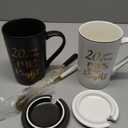 20th Wedding Gifts, 20th Anniversary Engagement Gift Ideas, 20 Years of Being Mr & Mrs Always Right Mug Set, Wedding Gifts Ideas for Couple Parents, 14 Oz with Lids and Gift Box