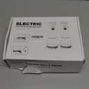 Electric Salt and Pepper Grinder Set - Rechargeable Salt Grinder with Led Power Display - Automatic Pepper Grinder with Storage Base - Pepper Mill with Light for Kitchen (Gray)