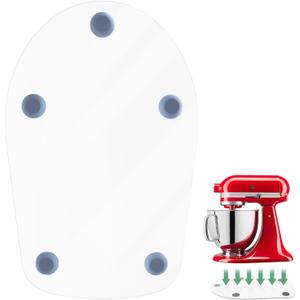 Mixer Slider Mat for KitchenAid 4.5 QT Tilt Head Stand Mixer, Sliding Tray Slider Pad for Kitchen Aid 4.5 Qt Stand Mixers Accessories, Clear