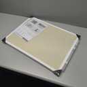 MaxGear 2 Pack Double-Sided Cork & Linen Boards, 16" x 12" Bulletin Board with White Frame, CorkBoards for Wall, Vision Board for Girls Room, Office, Bedroom, Kids Room, Classroom