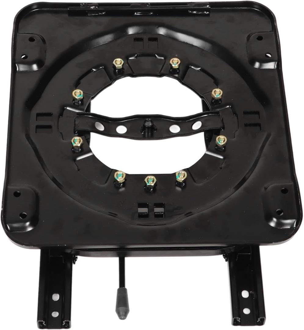 Seat Swivel Base Heavy Duty Adjustable Rotating Seat Base with Sliding Track for RV Commercial Vehicle Engineering Vehicles Convenient and Versatile Seat Adjustment Solution