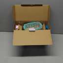 Ello Duraglass 3.4 Cup Meal Prep Sets 10Pc, 5 Pack Set- Glass Food Storage Container with Silicone Sleeve and Airtight BPA-Free Plastic Lids, Dishwasher, Microwave, and Freezer Safe, Evening Orchard