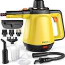 Natural Multi-Surface Handheld Steam Cleaner with 10 Accessories, 13.5OZ Pressurized Multipurpose On Demand Steam Cleaner for Home, Steamer for Cleaning Dirt, Grease, Grout, Tile, Floor, Couch and Car
