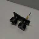 Goldenwarm Matte Black Door Knobs Interior, Privacy Door Knob for Bedroom Door Knob, Black Interior Door Knobs Privacy Lock 1 Pack