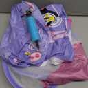 Baby Pool Float with 3D Car Design, PVC Baby Swim Float, Toddler Pool Float, Swimming Floats Seat Boat Pool Toys with Steering Wheel for 12-18, 12-24 Months, Age 2-3, 3+ Years Girl Boy (Pink Canopy)