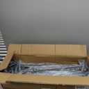 Paterr 6 Pack Saddle Rack Wall Mount with Pad Bar Horse Bridle Rack Metal Bracket Bridle Hooks Detachable Portable Saddle Stand Tack Storage for Western Horse Trailer Stall Supplies Accessories