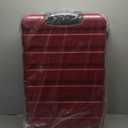 Coolife Luggage 3 Piece Set Suitcase Spinner Hardshell Lightweight TSA Lock (red, 3 piece set(20in24in28in))