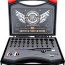 Professional Laser Bore Sighting Kit Green or Red Bore Sight with 50 Adapters - Multiple Caliber Bore Sighter Perfectly Choice for All Gun - .17 Cal to 12GA Rifle Pistol Boresighter