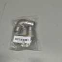 Beduan Stainless Steel Elbow 1-1/4" Hose Barb x 1" Male NPT Home Brew Pipe Fitting (Pack of 2)