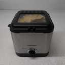 Chefman Fry Guy, The Most Compact & Convenient To Deep Fry Comfort Food, Restaurant-Style Basket With A 1.6-Quart Capacity, Easy-View Window & Adjustable Temp Control, Stainless - 1.5 Liter