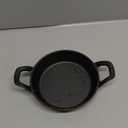 DVK Small Cast Iron Skillet Round Frying Shrimp Pan Set Suitable for kitchen, Indoor and Outdoor Picnics (2, 7In)