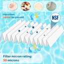 HANXER C-8409 Filtration Products- Pool and Spa Filter Cartridge Replacement for Filbur FC-1292, PA90, CX900-R, 25230-0095S, 817-175, 80951, 90 Sq.Ft Filter Cartridge, 1 Pack