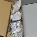 Handheld Showerhead & Rain Shower Combo for Easy Reach, 27.5" Drill-free Stainless Steel Slide Bar, 5of 5-setting Handheld Shower and Showerhead, with 5ft Hose -Brush Nickel