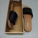 Soda “Board” ~ Women Open Round Toe Single Band Slide Sandal, Size 7.5