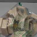 12 Pcs 4.13 Inch Honeycomb Cupcake Stand Cake Farmhouse Hexagon Display Holder Hexagonal Wood Cupcake Stand Floating Table Sign with Wooden Bee for Wedding Baby Shower Birthday Party Table Decorations (Original)