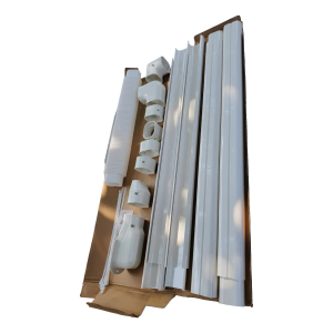 Decorative PVC Mini Split Tubing Cover Kit (8 cm x 4 m)