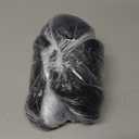 CAISHA Hairpiece Hair Wrap Heat-resistant Synthetic Fibres Curly Messy Updo Black Brown HW22