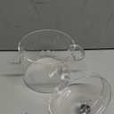 Glass Simmer Pot with Lid, Clear Glass Saucepan, Heat-Resistant Borosilicate Glass Stovetop Pot for Stove Potpourri, Saucepan Pot FIts for Cooking, Soup, Milk, Tea and Baby Food (1.35L/45OZ)