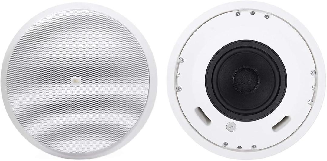 JBL Professional Control 226C/T 6.5-Inch Coaxial Ceiling Loudspeaker with High-Frequency Compression Driver and Multi-Tap Transformer, Sold as Pair, White