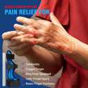 FEATOL Boxer Finger Splint Metacarpal Splint Brace, Adjustable Pinky Hand Brace For Women Men, Pain Relief For Boxer Fractures, Broken Ring Finger, Tendonitis, Right Hand,Medium/Large