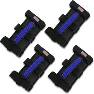 4 X Roll Bar Grab Handles Grip Handle Compatible with Jeep Wrangler JLU JK JKU TJ YJ LJ JT JL & Gladiator JT 1955-2022 UTV & ATV(Blue)