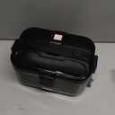 Electric-Lunch-Box-Heated-Food-Warmer 100W Heating Lunchbox for Adults 1.8L Portable Food Heater for Work/Car, 12V/24V/110-230V Lonchera Elctrica Porttil with Fork Spoon (Black)