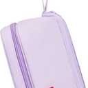 Pencil Case - 2-Layer Large Capacity Aesthetic Pencil Pouch with Strong Zipper, Handheld Stationery Organizer Pen Case with Compartments for College, office, Travel, for Women Men(Purple)