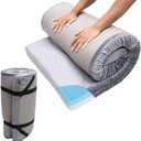 Memory Sponge Camping Mattress is Suitable for Adult Waterproof Sleeping mats, roll up Floor mattresses, Foldable mattresses, and Guest mattresses.