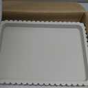 Concrete Decorative Tray for Coffee Table Decor, 14" Coffee Table Tray Ottoman Tray Table Centerpieces, Rectangular Modern Decorative Trays for Home Decor, Living Room, Entry, Gray (14" x 10" x 1.5")