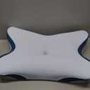 Cervical Pillow for Neck Pain Relief - Ergonomic Neck Pillow for Sleeping Contour Memory Foam Pillows with Cooling Pillowcase, Orthopedic Bed Pillow for Side Back Stomach Sleepers (Light Blue)