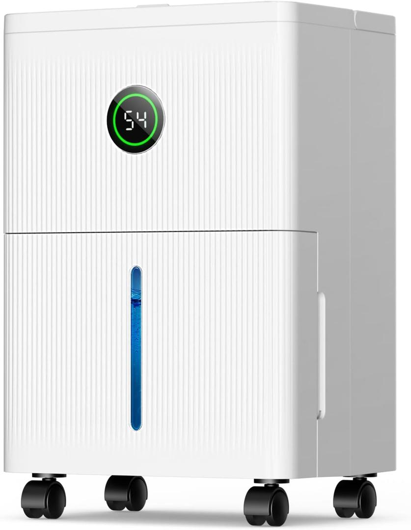 ZAFRO 25 Pint（max） 2500 Sq Ft Dehumidifier, Portable Dehumidifier with Drain Hose & Dry Clothes Mode, 38.7dB Ultra Quiet for Home, Large Room, Basement, Garage, Bathroom, Bedroom with Washable Filte