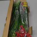24 Bundles Realistic Fake Flowers for Outdoors, No Fade Faux Silk Flowers & Artificial Plants Lavender, for Garden Patio Porch Decor, Window Box, Hanging Basket, Planter, Grave Decorations